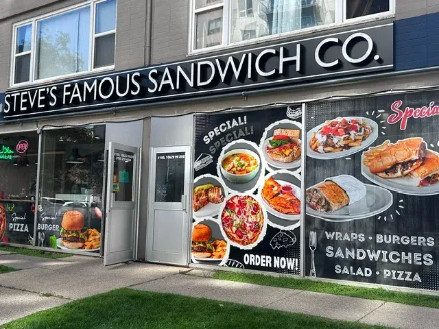 Steve's Famous Sandwich Co - Downtown Edmonton on 99 Avenue NW